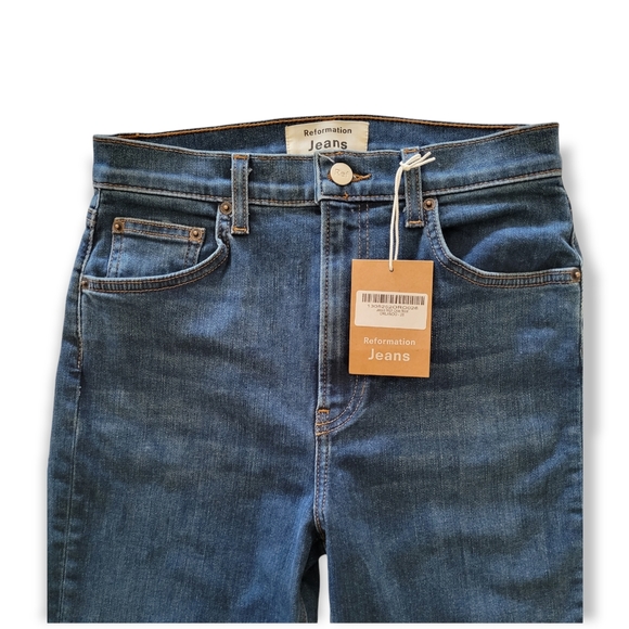 Reformation Jessie High Crop Boot Jeans 